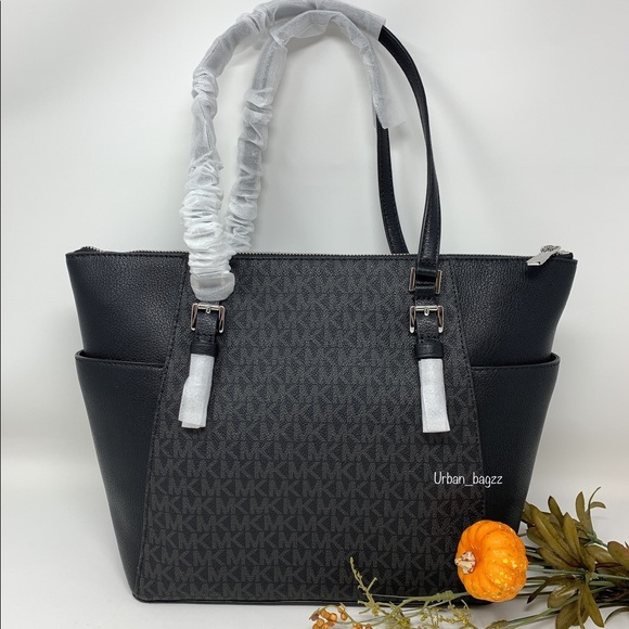 Michael Kors Charlotte Large Top Zip Tote - Picture 5 of 8